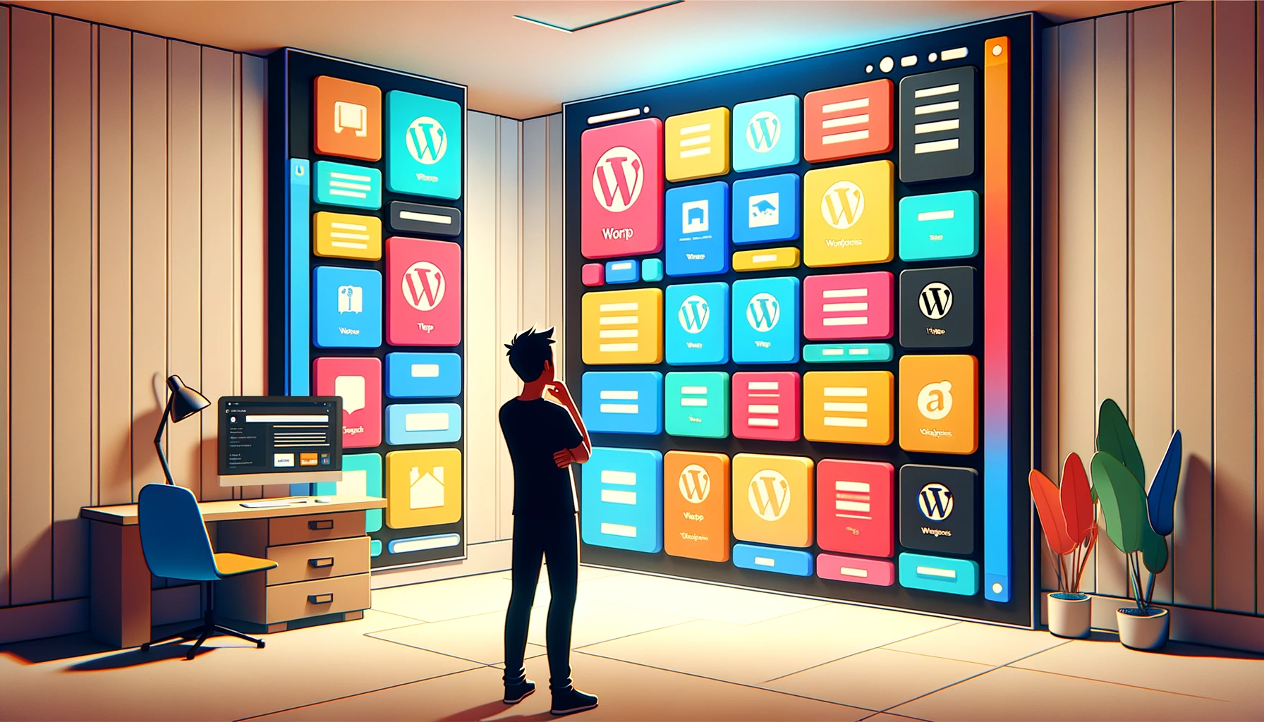 Escolhendo tema wordpress