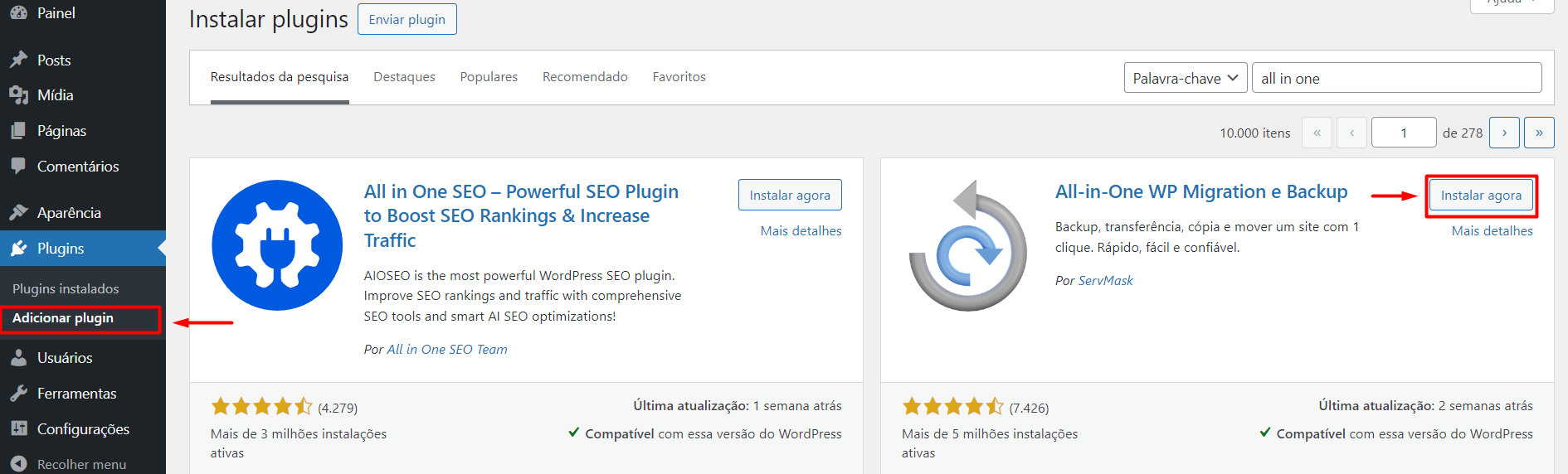 All in One WP Migration