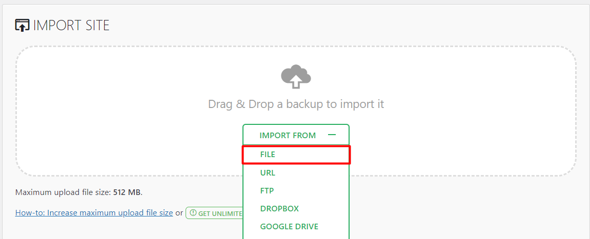 Import file All in one