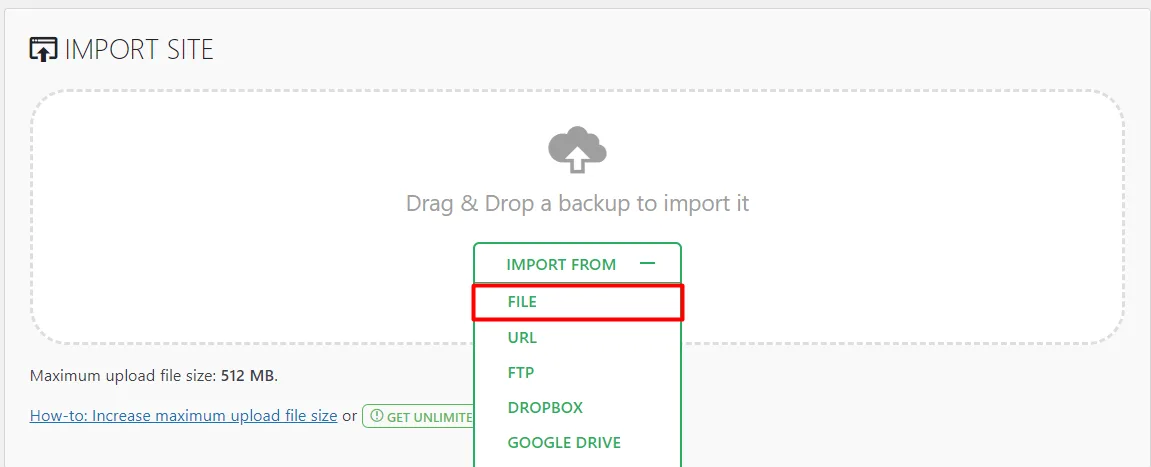 Import file All in one