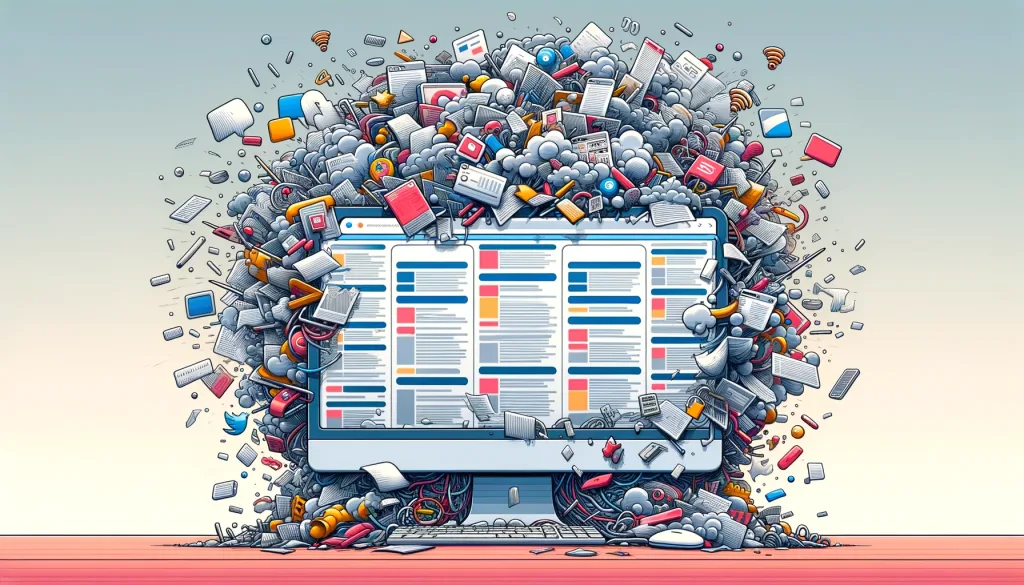 Sobrecarga de recursos devido ao excesso de plugins em site WordPress