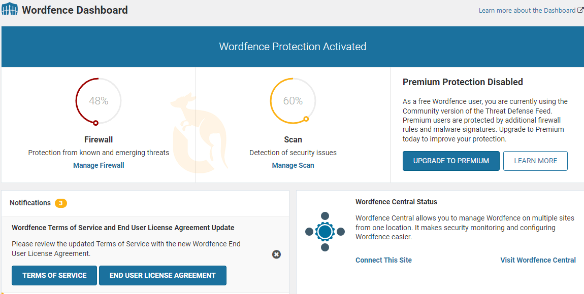 Plugin segurança WordPress Wordfence